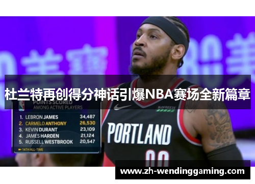 杜兰特再创得分神话引爆NBA赛场全新篇章